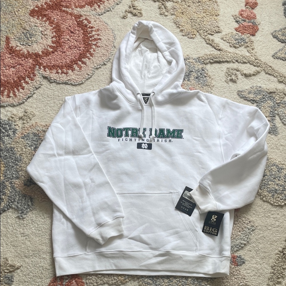 Gear For Sports White Notre Dame Hoodie